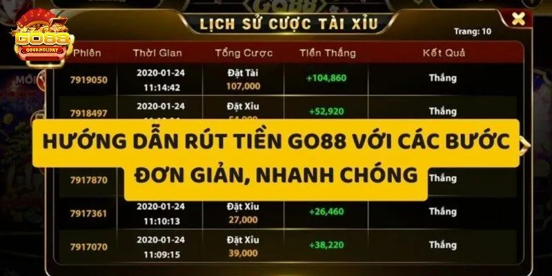 Một vài lưu ý trong quá trình thực hiện giao dịch GO88